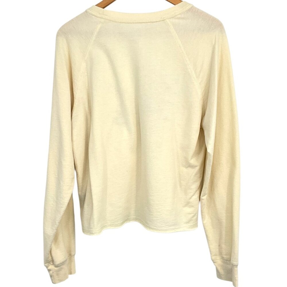Anthropologie Morgan Harper Nichols Run Free Top Cropped Graphic Size Medium M - Picture 4 of 7